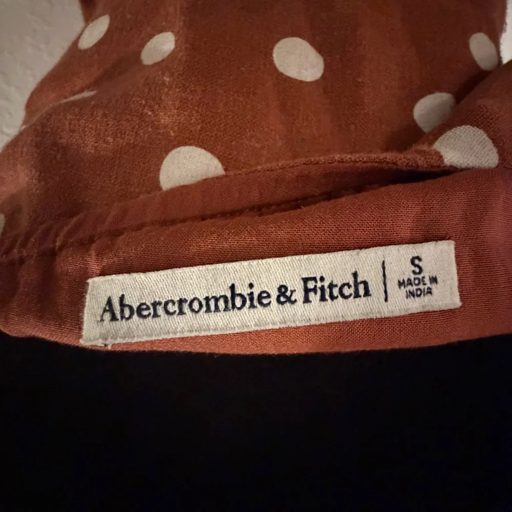 Abercrombie & Fitch Brown Polka Dot One-Shoulder Dress - Picture 5 of 5